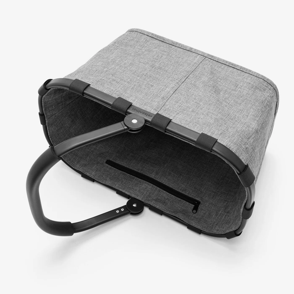 (22l) Carrybag Einkaufskorb Shopping Einkaufstasche (BK7052) - Twist Silver