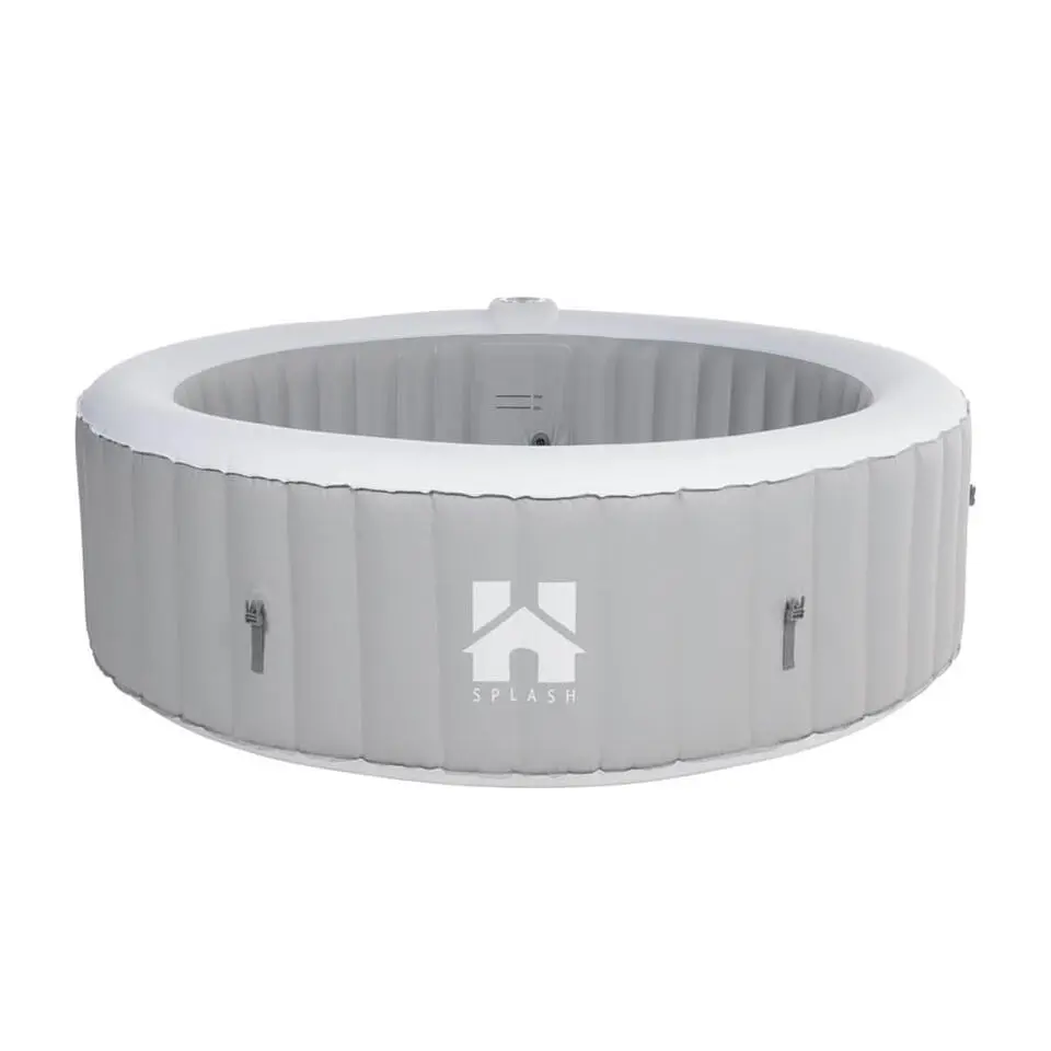 HOME DELUXE Opblaasbare Whirlpool Splash Grijs 4 st.