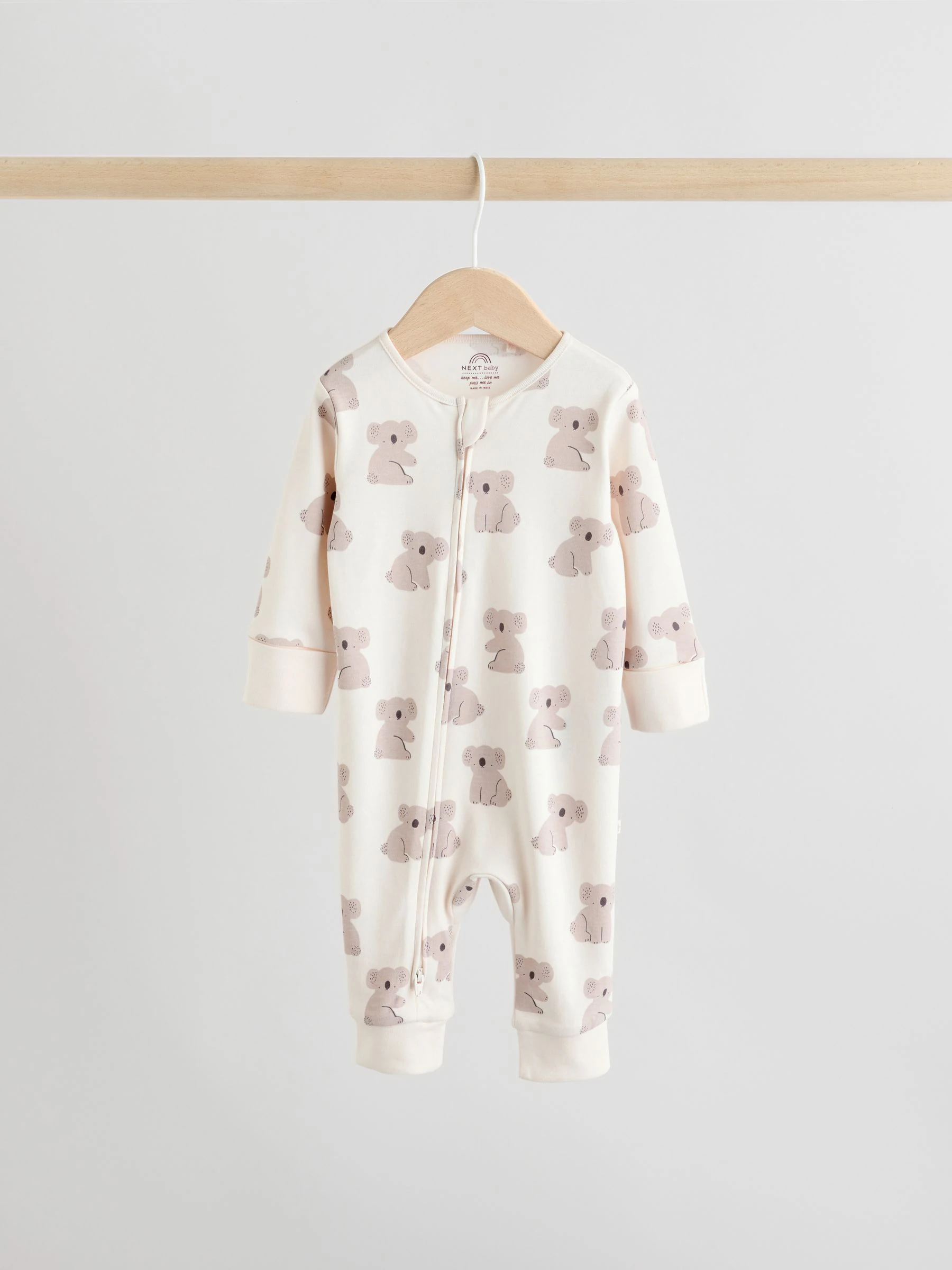 Mintgroen - Two Way Zip Baby Footless Sleepsuits 3 Pack (0mths-3yrs)