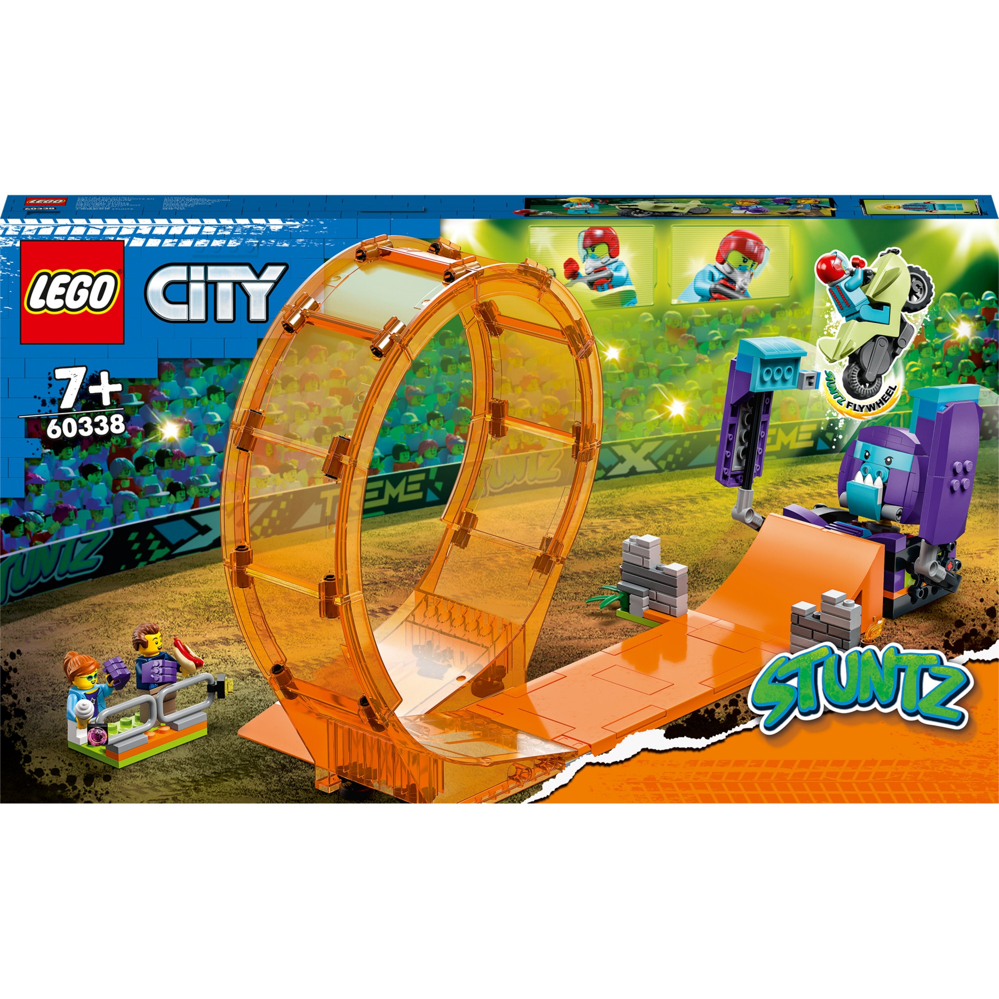 LEGO Konstruktionsspielzeug City Stuntz Schimpansen-Stuntlooping