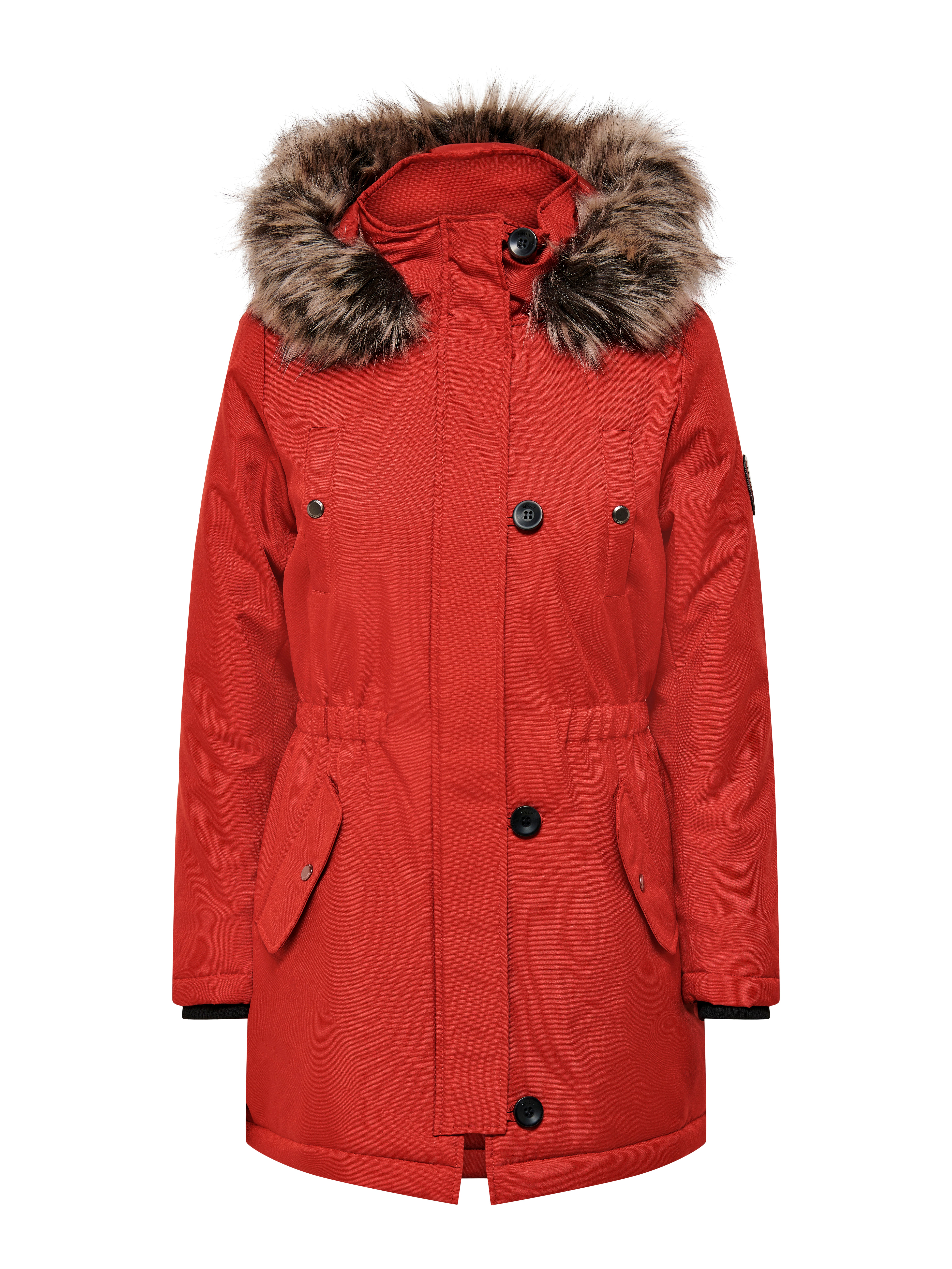 ONLIRIS Langer Parka Red Alert