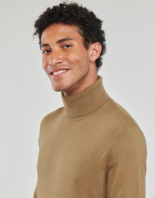 Jack & Jones - JJEEMIL KNIT ROLL NECK - Beige