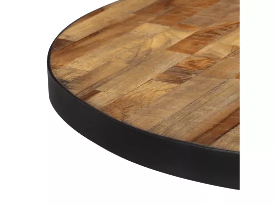 Table de bistro ronde Ø55x76 cm teck de récupération massif