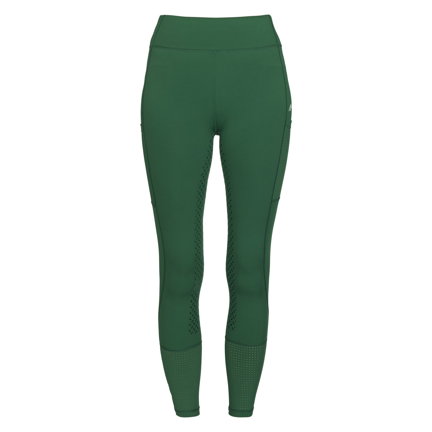 black forest Grip-Vollbesatz-Reitleggings mit Mesh - pine green