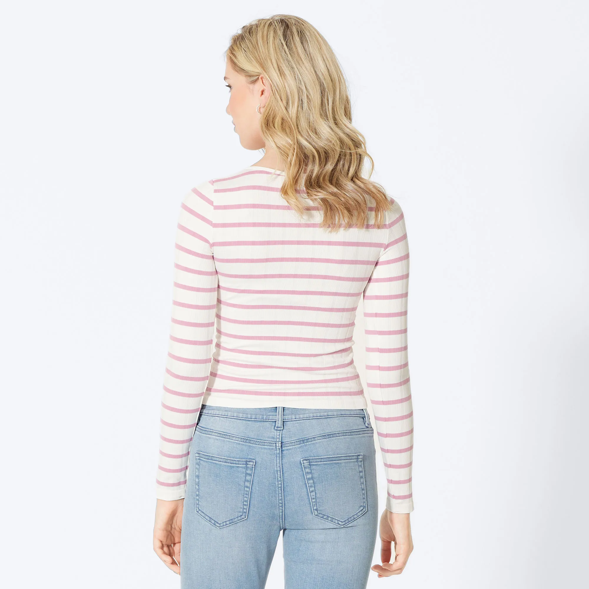 Damen-Shirt mit Streifenmuster