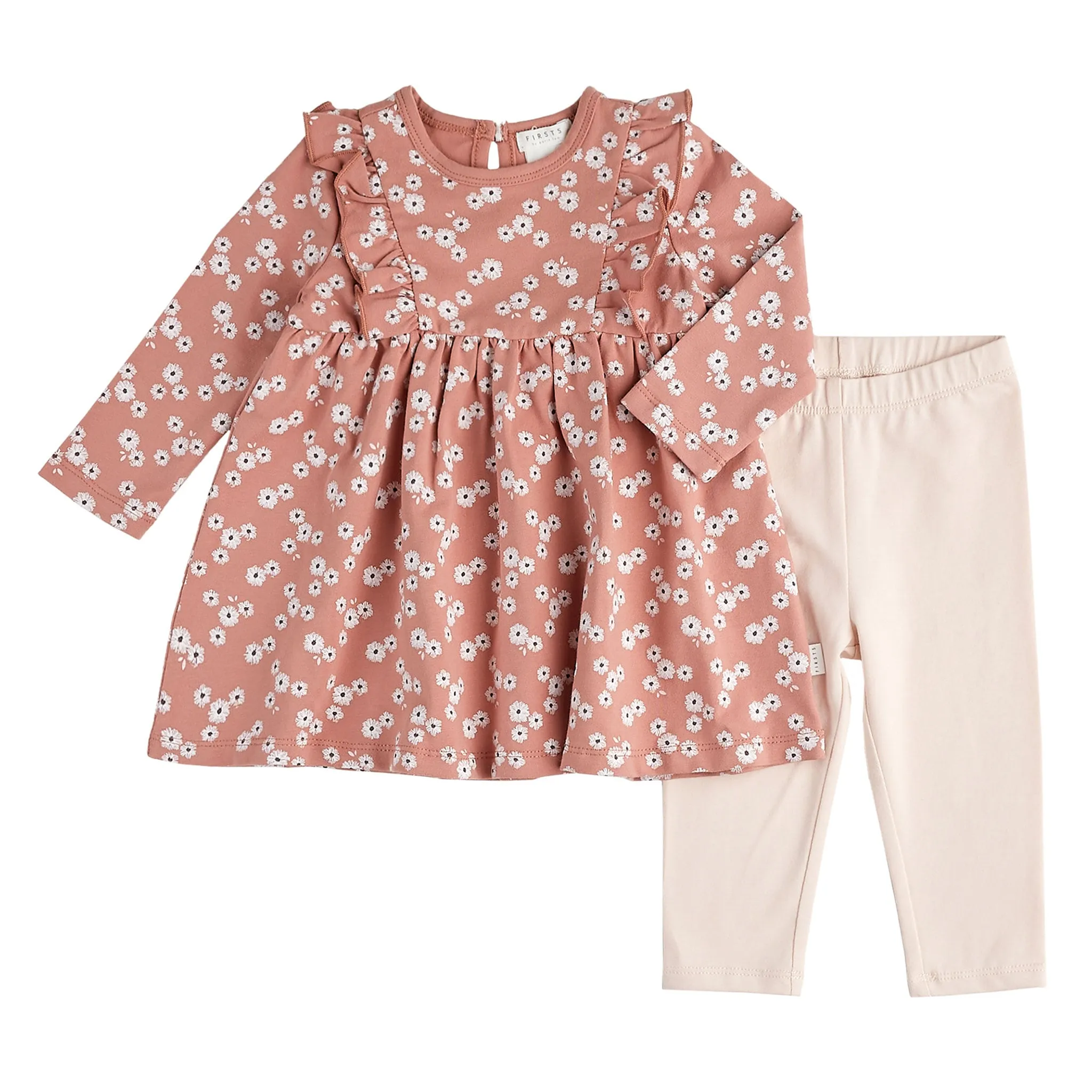 Firsts par Petit Lem Robe Fleurs Fraises 3-24mois