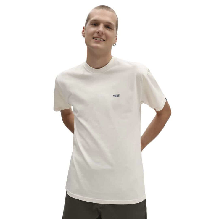Vans mn left chest logo tee White