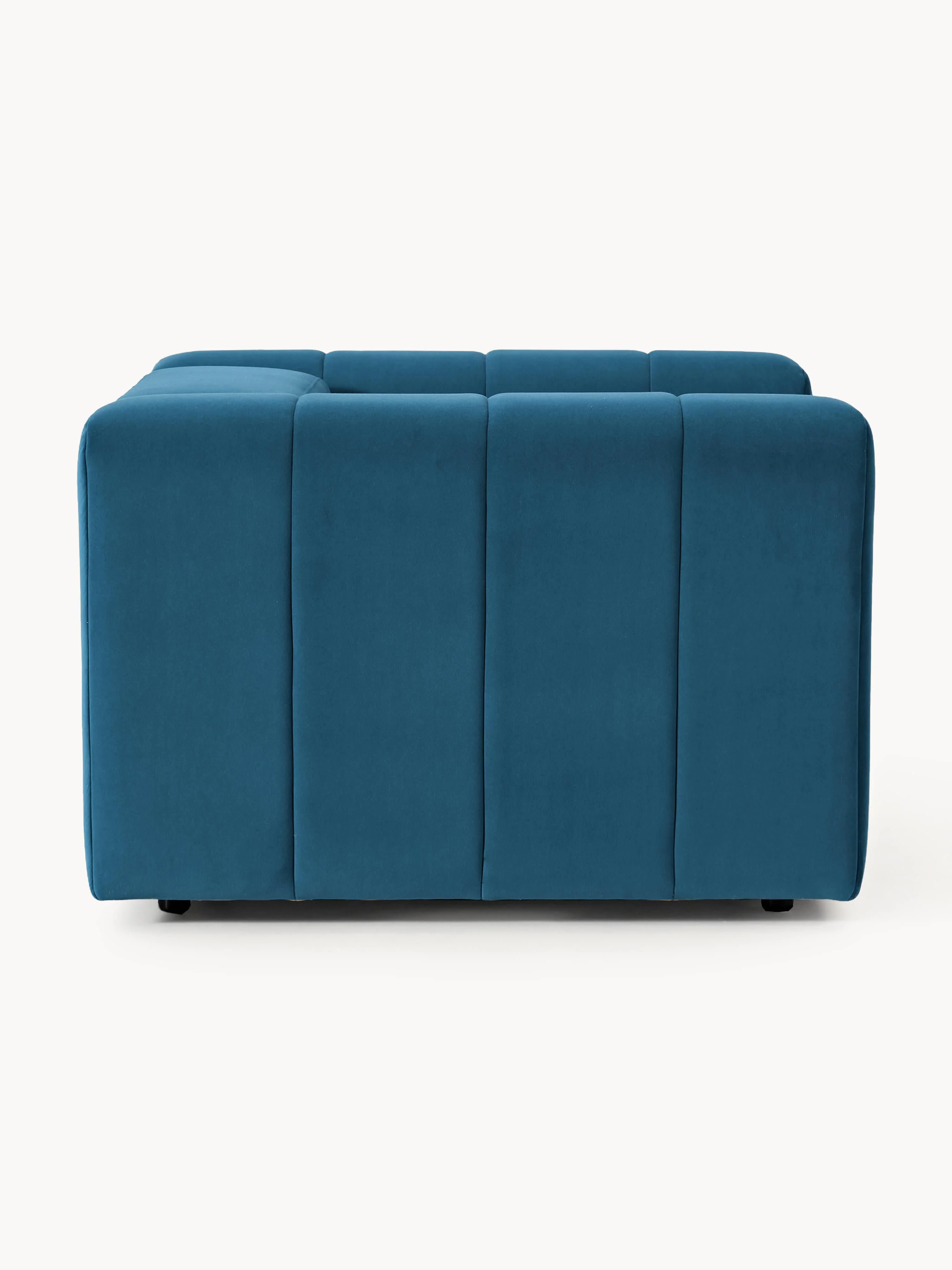 Fluwelen loungefauteuil Lena