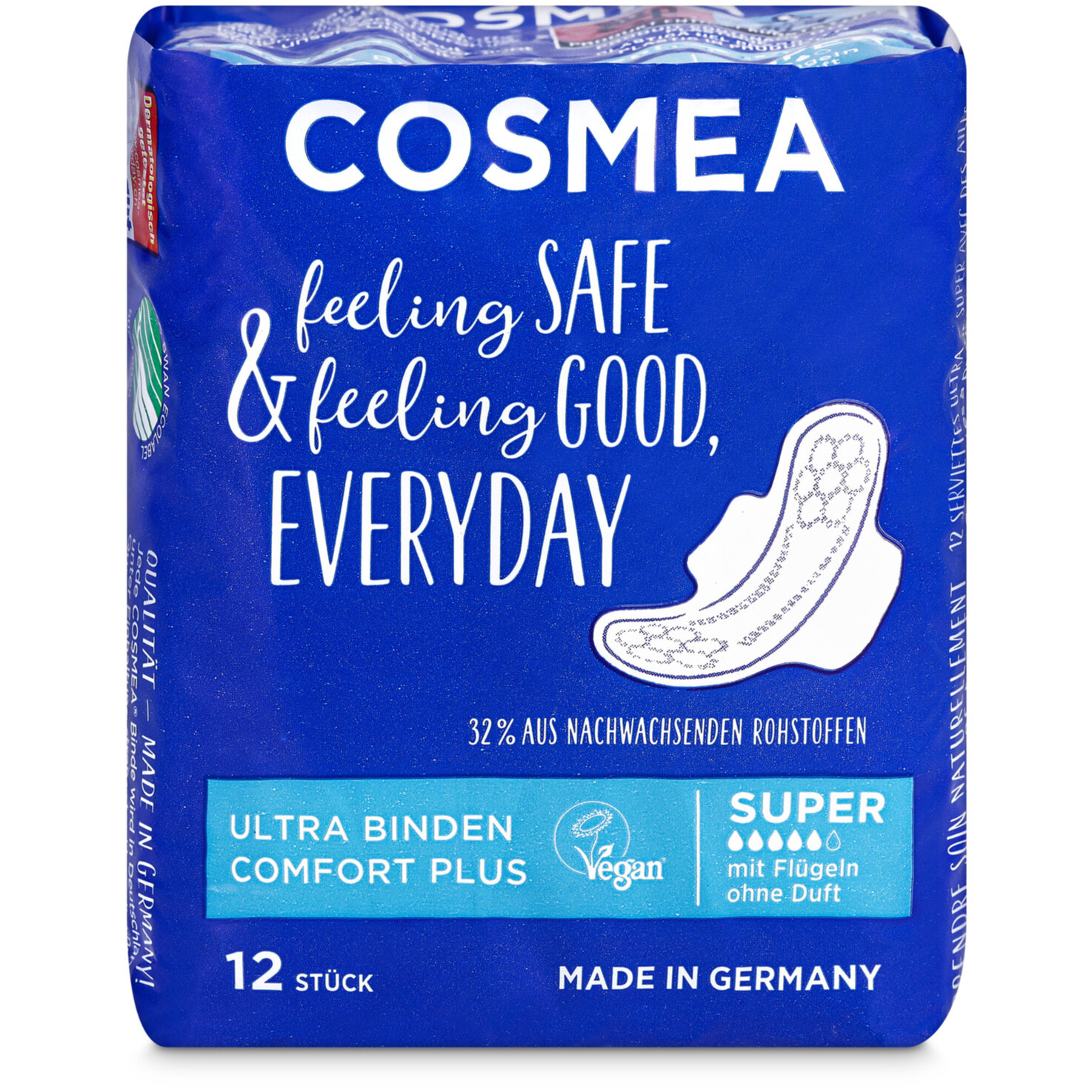 COSMEA Ultra Binden Super mit Flügeln 12