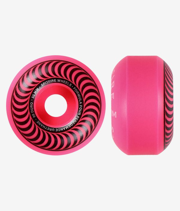 Spitfire Formula Four Classics Rollen (neon pink) 53 mm 99A 4er Pack