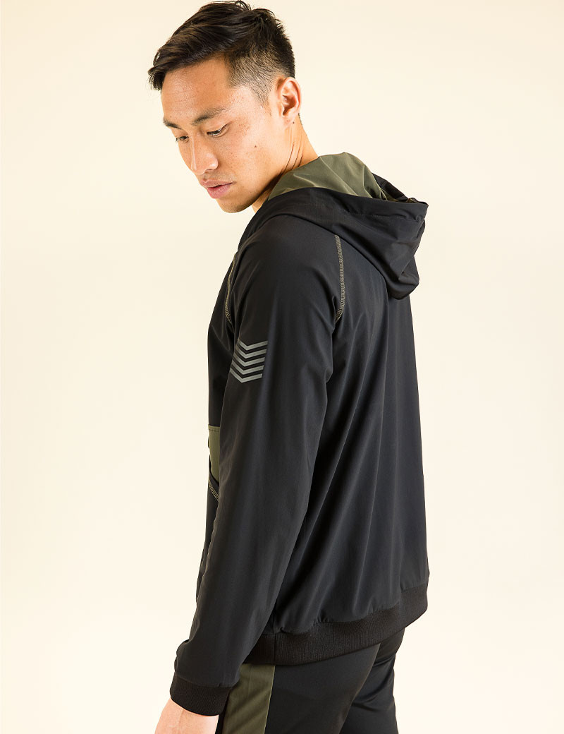 HBT ARMY | SINBAD SWEAT HOMME NOIR/KAKI