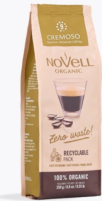 Novell - Zero Waste Cremoso - Gemalen Koffie - 250g - Biologisch