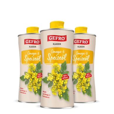 Omega-3 Speiseöl 3er-Set: nicht raffiniert