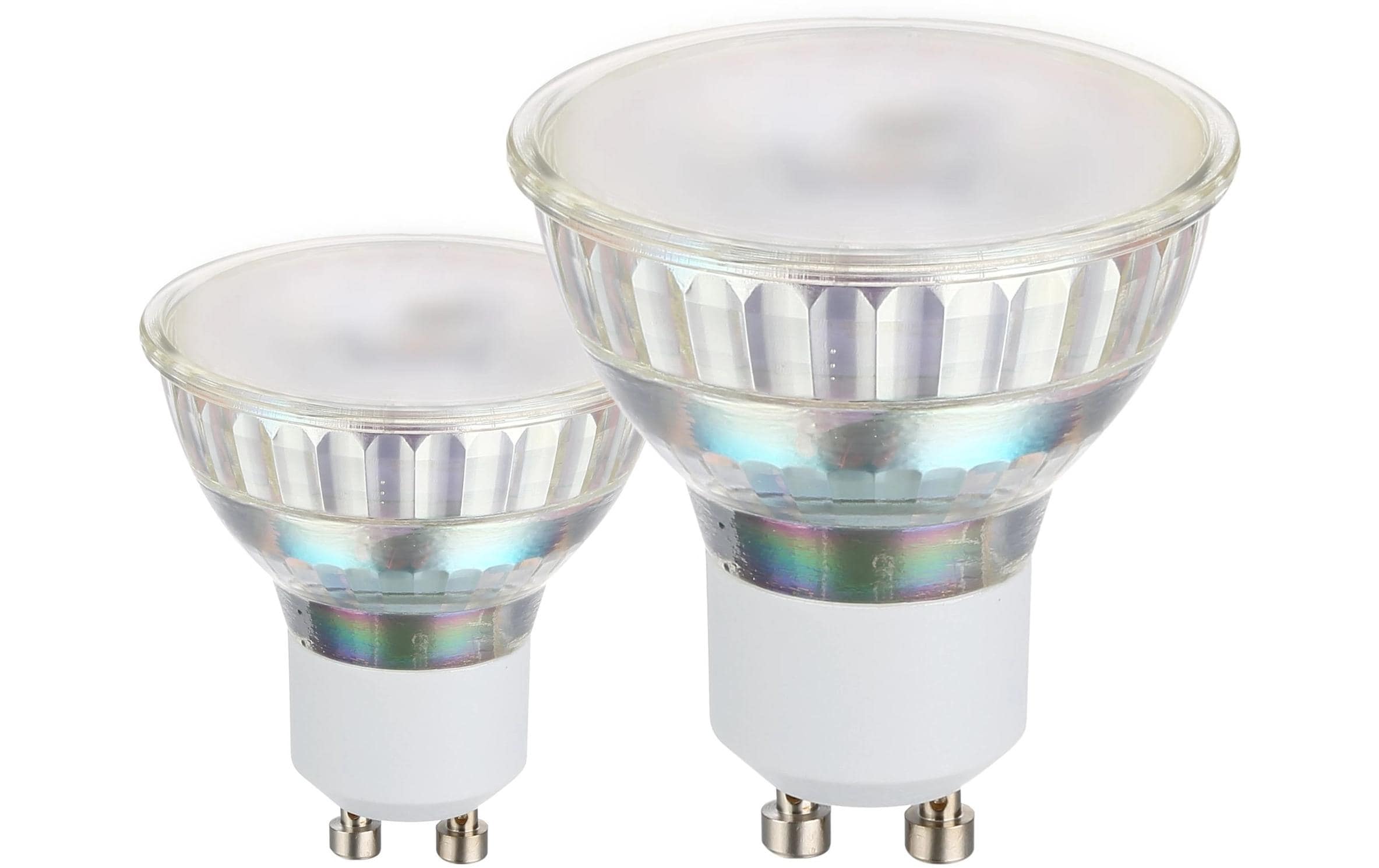 Lampe 4.6 W GU10 WarmweissLED-Leuchtmittel aus satiniertem Glas