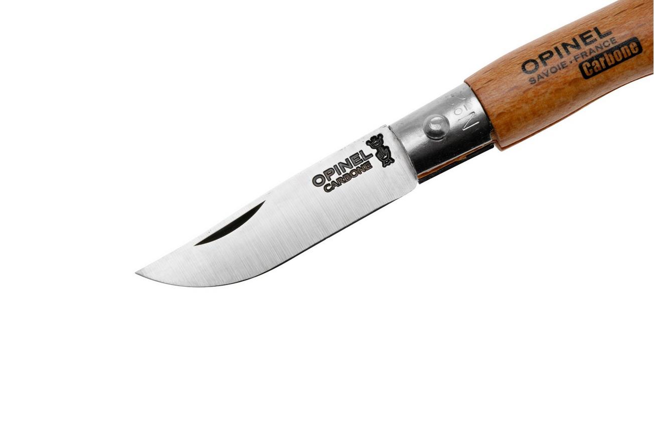 Opinel zakmes No. 2 Classic, koolstofstaal, lemmetlengte 3,5 cm