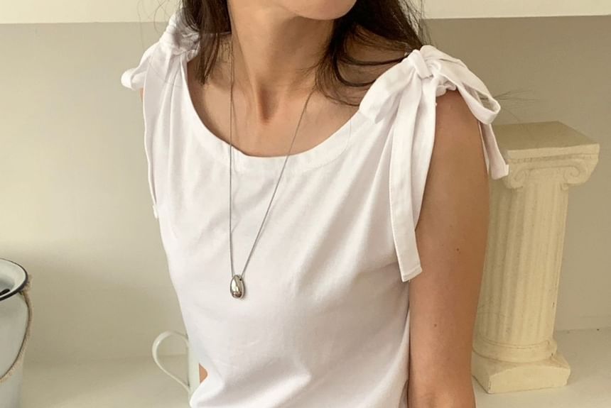 SeoulPop - Tanktop met strik