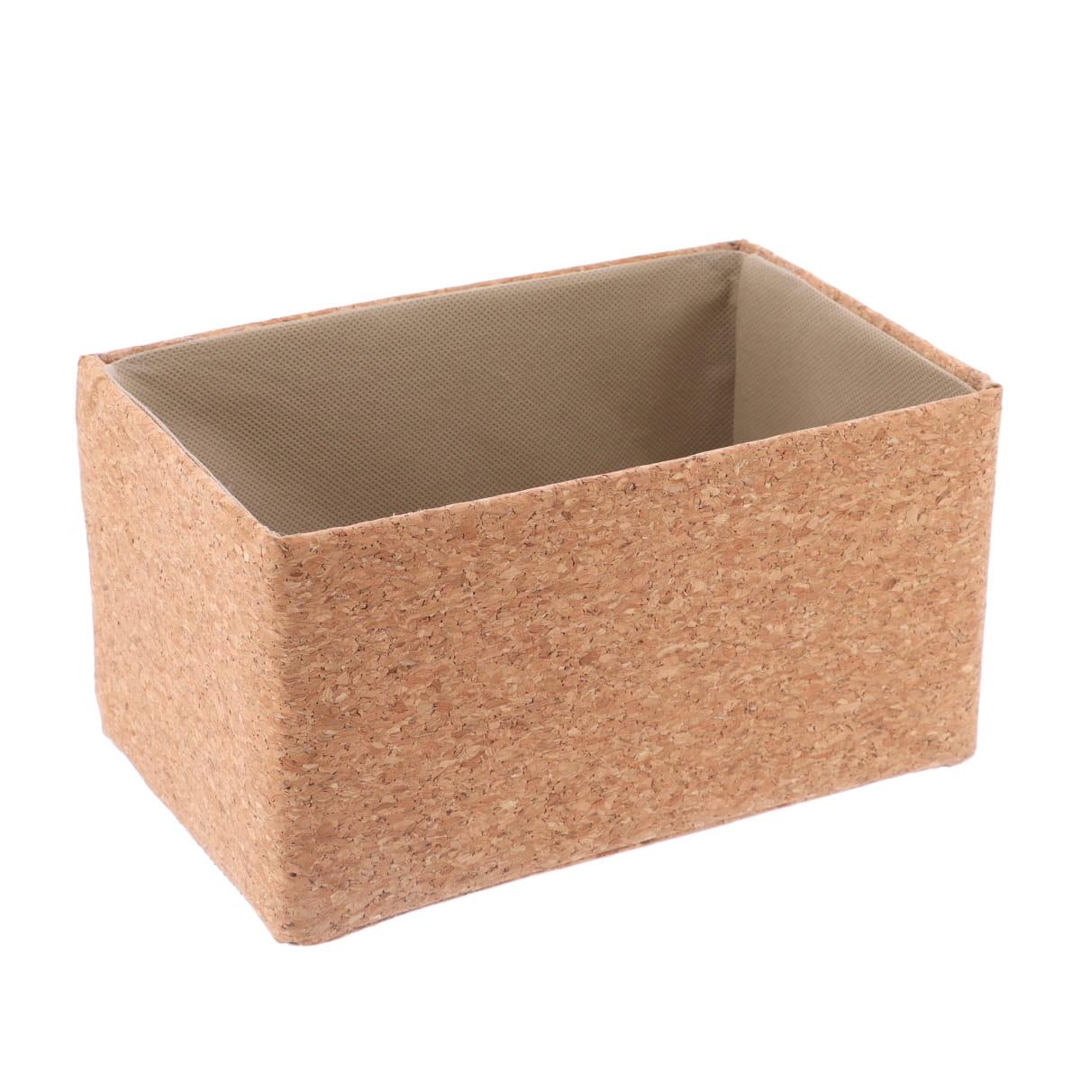 PANIERE RANGEMENT LIEGE 22X14X11.5CM NATUREL