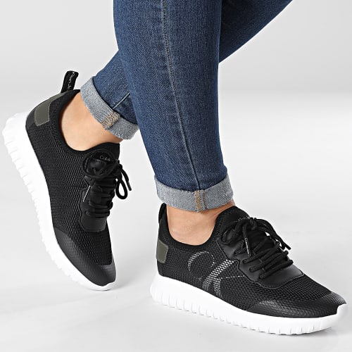 Baskets Femme Sporty Runner EVA Slip-On 0687 Black