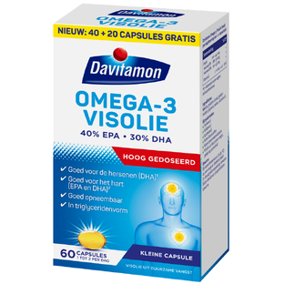 Davitamon Compleet Omega 3 Visolie 60CP