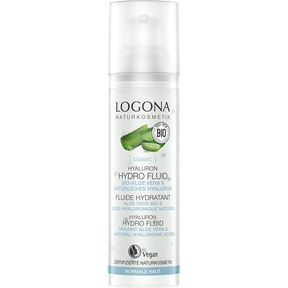 LOGONA Naturkosmetik Hyaluron Hydro Fluid Bio Aloe Vera