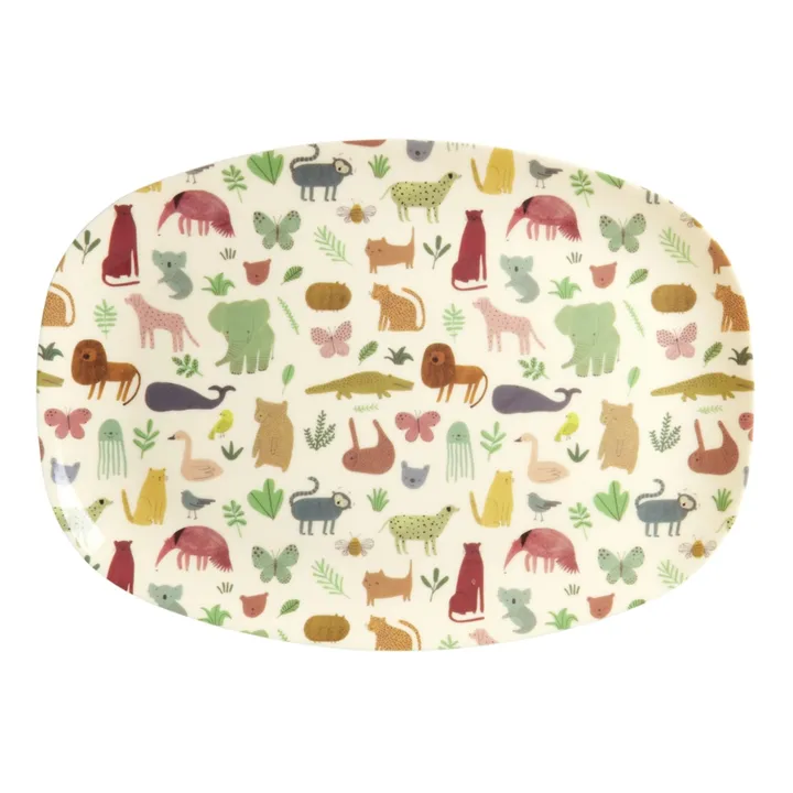 Rice Assiette Rectangulaire Sweet Jungle