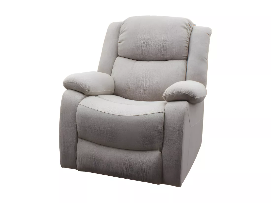 Fauteuil relax électrique inclinable beige David