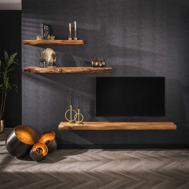Hoyz Collection - Wandplank Tree 150cm - Acaciahout - M