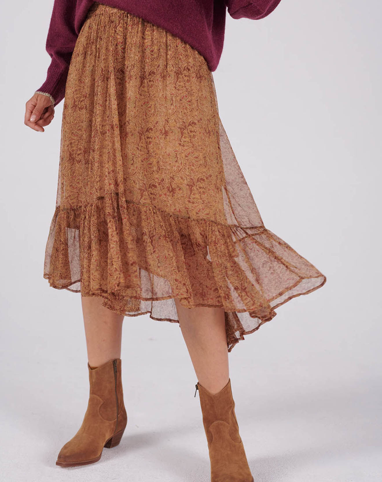 Swildens Jupe Claire beige