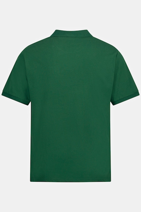 STHUGE Poloshirt, Jersey, Halbarm, V-Ausschnitt, bis 8 XL