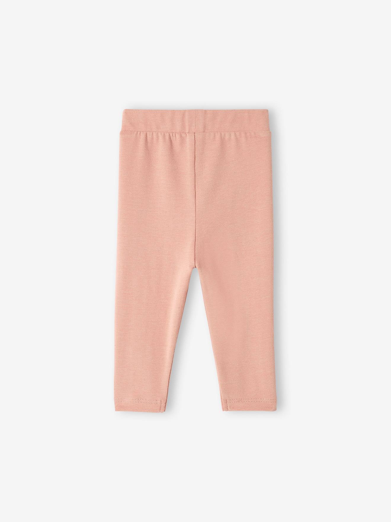 Leggings de bebê em algodão orgânico cinza mesclado