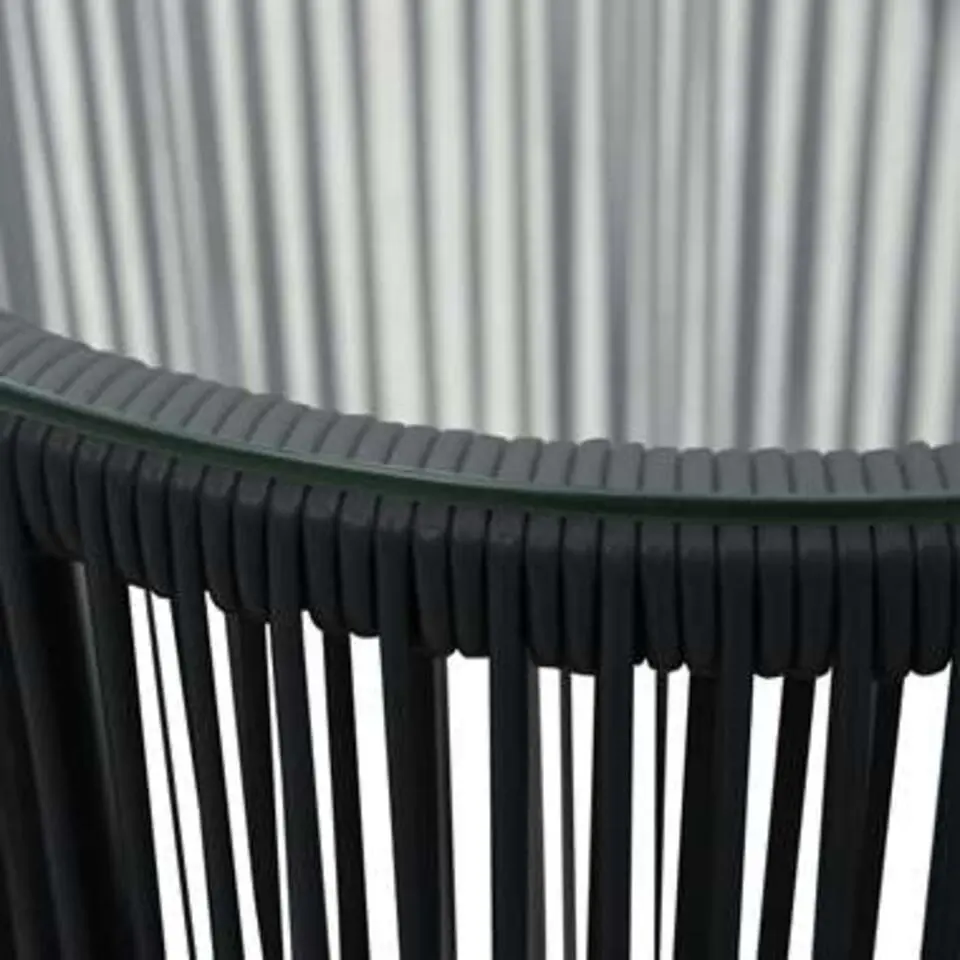 vidaXL - Tuinset - Zwart - Polyetheen