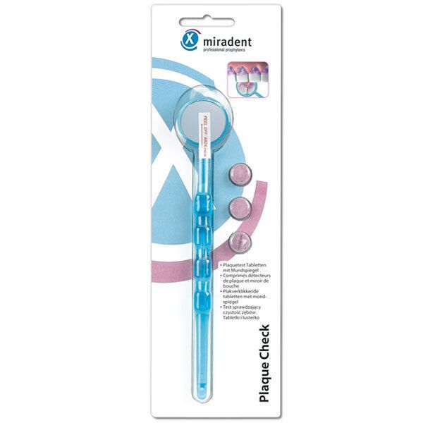 miradent Plaque Check blau transparent