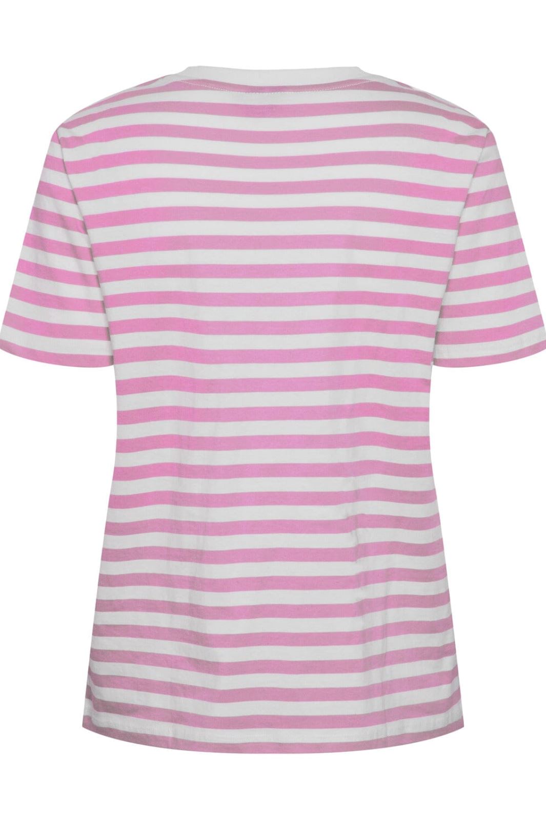 Pieces Pcria Ss Tee Stripes 4474679 pastel lavender bright white