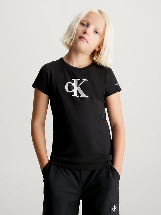 Camiseta slim fit com logo