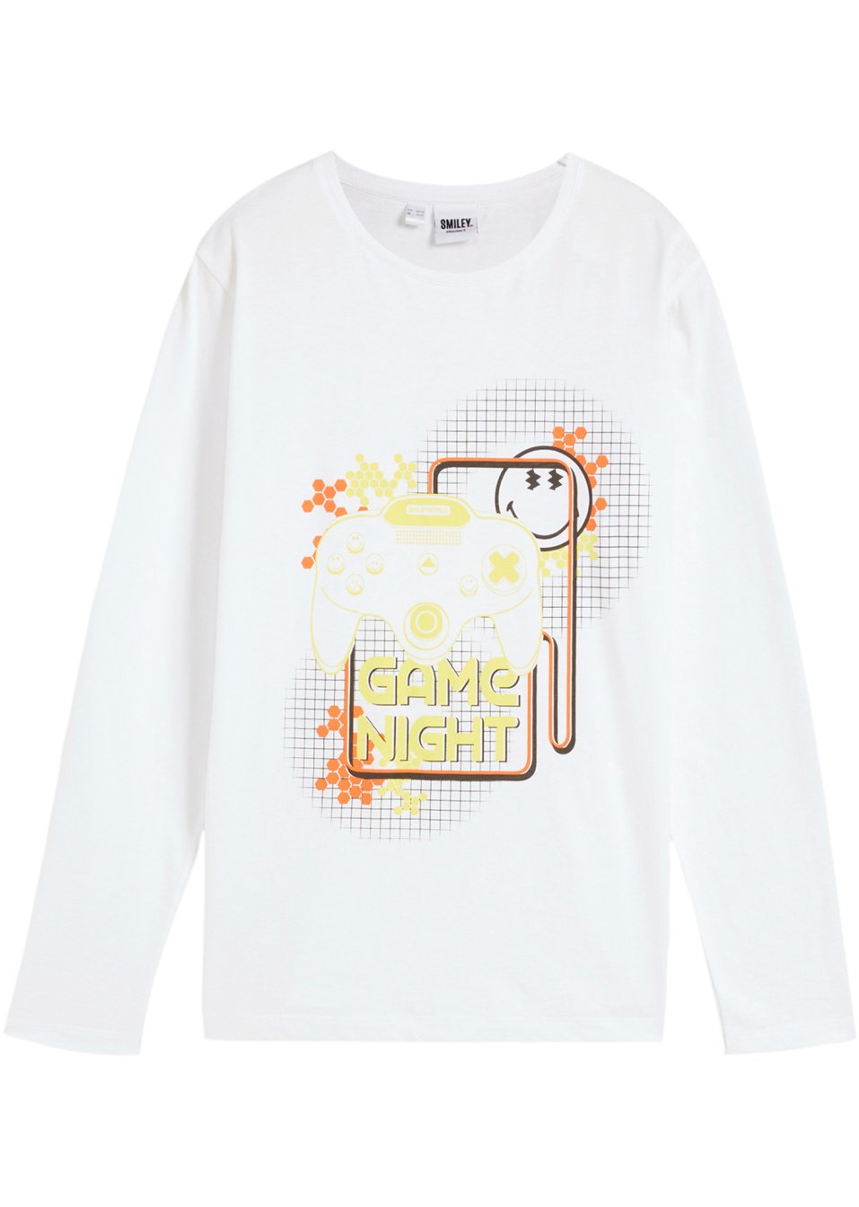 T-shirt manches longues garçon Smiley World Gaming