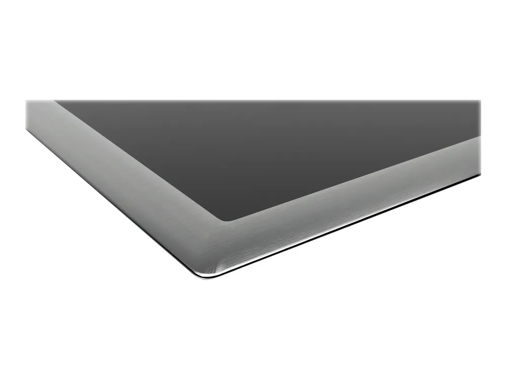 Siemens iQ300 ET645FNN1E - Keramisk kogeplade - 4 plader - Niche - bredde: 56 cm - dybde: 49 cm - med rustfrit stål-pynt - sort/rustfrit stål
