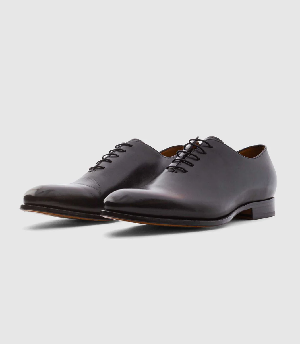 Richelieu en cuir noires EDMONDO