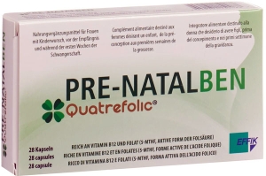 PRE NATALBEN Kapseln, 28 Stück