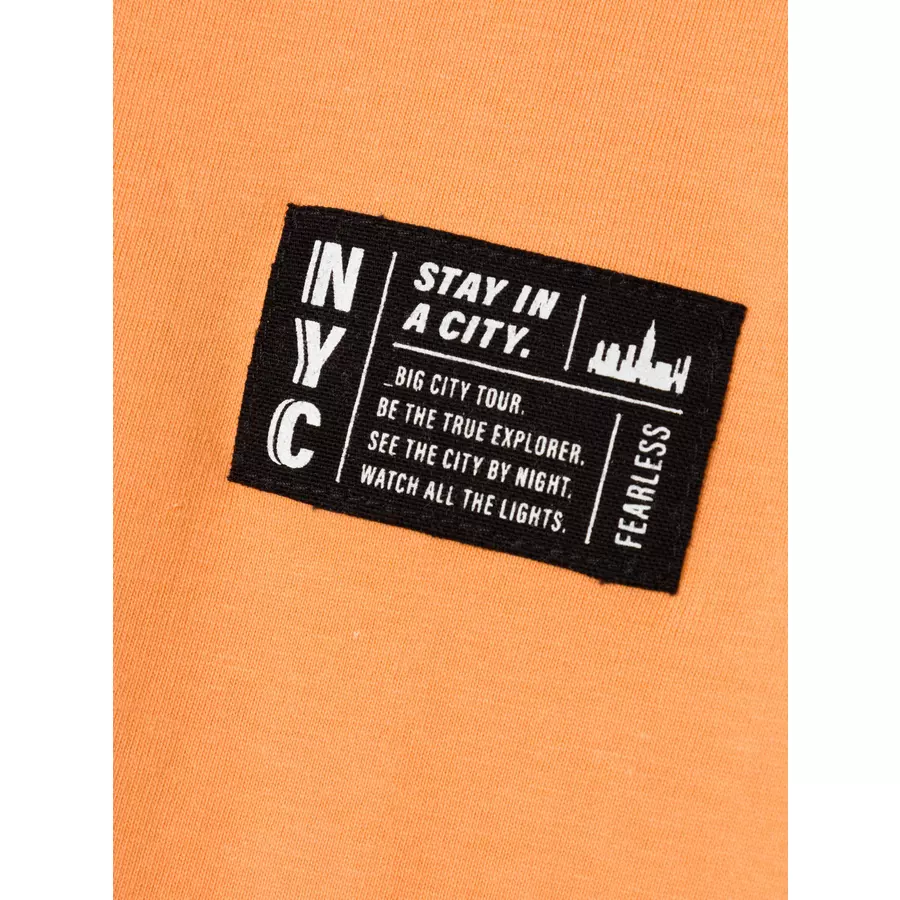 name it T-Shirt Nmmvector Mock Orange