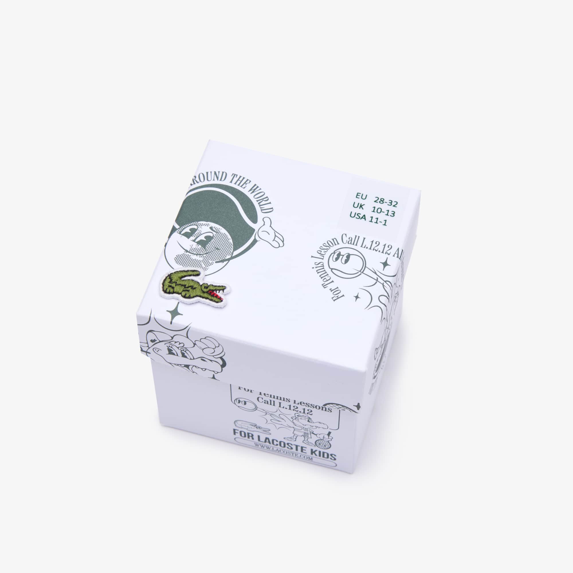 Lot de 2 paires de chaussettes à motif crocodile Chaussettes - Blanc - Lacoste - Enfant