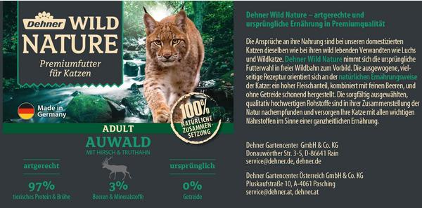 Dehner Wild Nature Nassfutter für Katzen