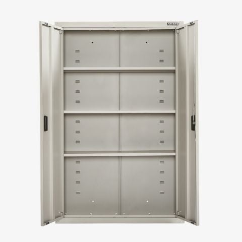 Aktenschrank_Garagenschrank 155 x 90 x 40 cm mit Rollen
