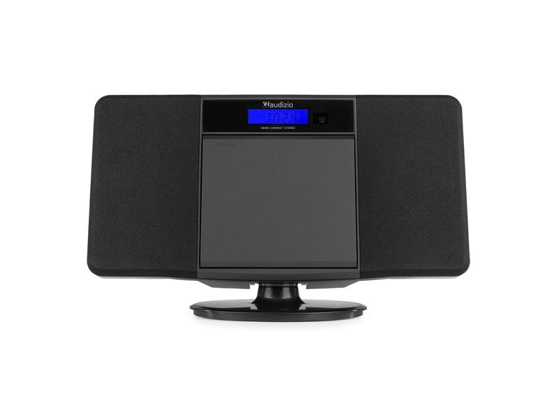 Audizio Radio/CD-Player Nimes Schwarz Stilvolles Stereo-HiFi-System mit USB und CD-Player