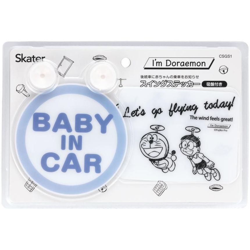 Skater - Ik ben Doraemon Auto Zuigbord