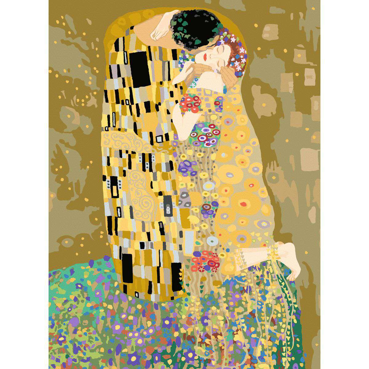 Ravensburger Spiel Leinwand ART Collection: Der Kuss (Klimt)