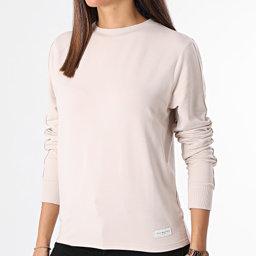 Sweat Crewneck Femme Tracktop 4872 Beige
