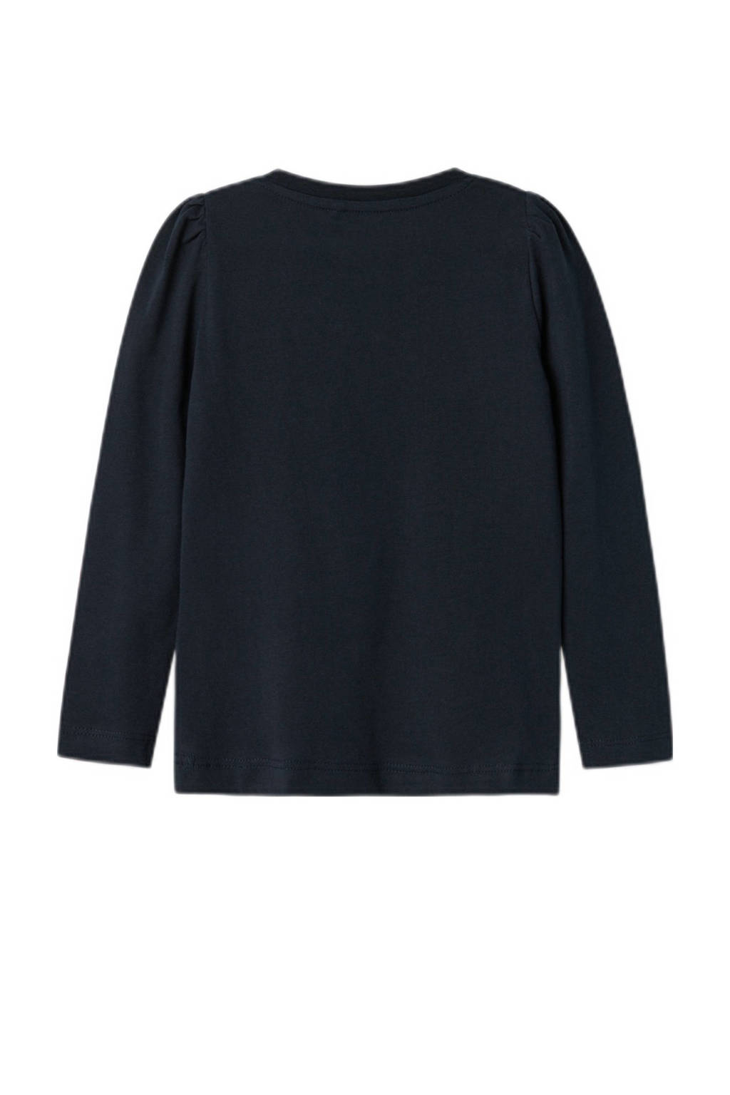 NAME IT longsleeve NMFPRONJAS met tekst donkerblauw