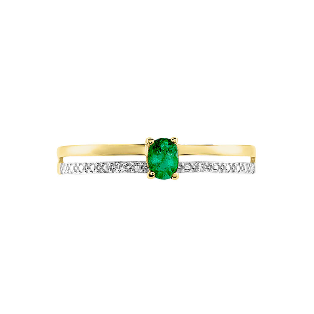 Bague Emeald Is The New Black Or Jaune Emeraude Diamant