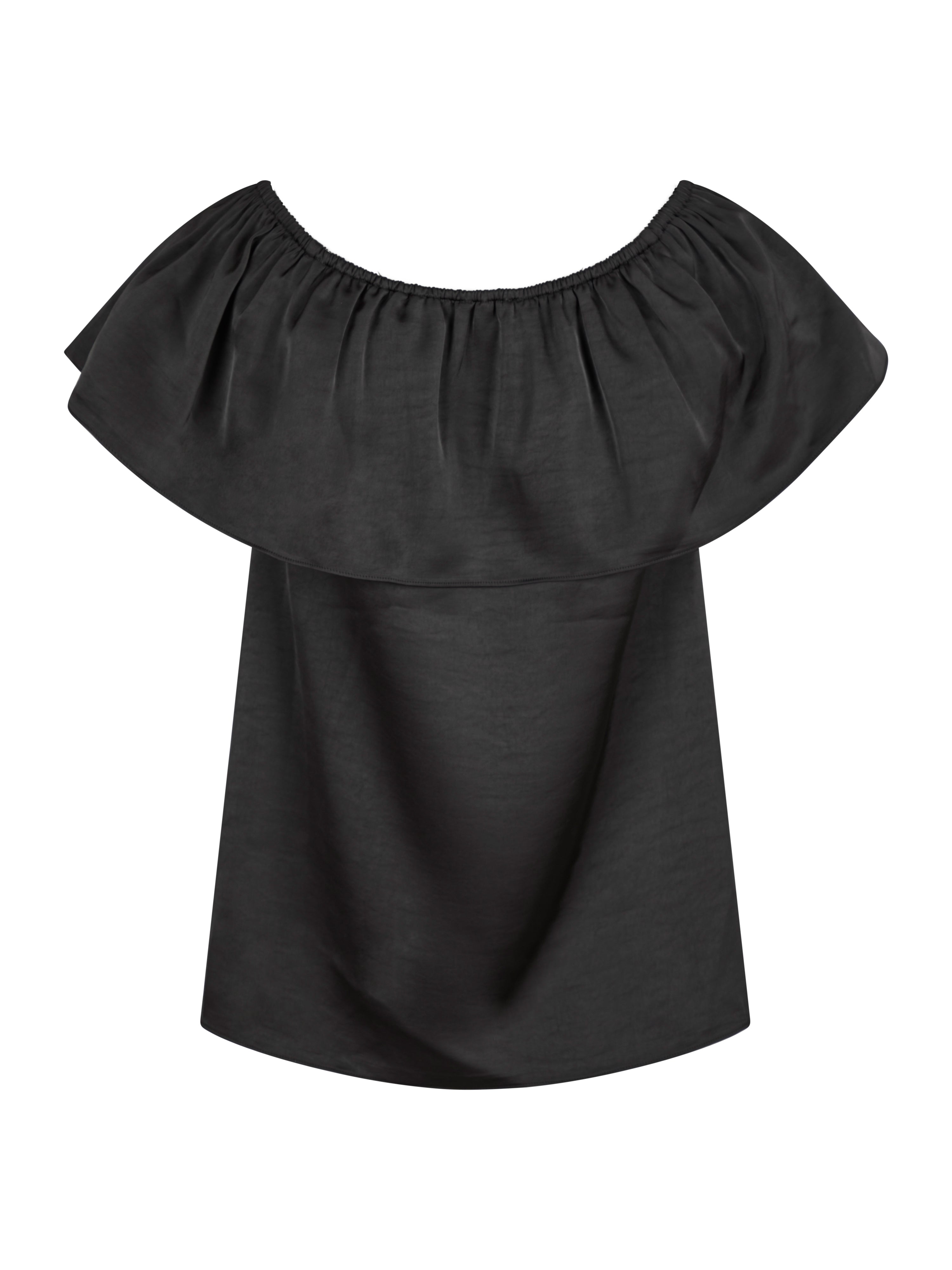 Neo Noir  Kris Heavy Sateen top - sort
