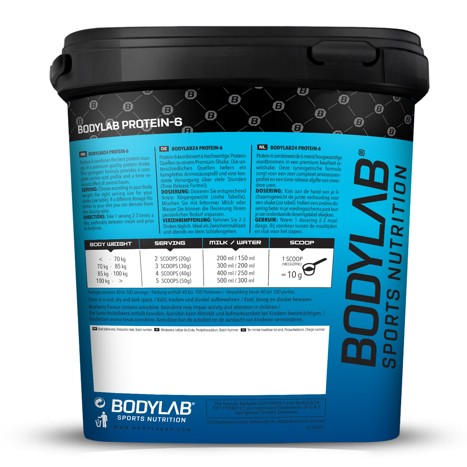 Protein-6 - 2000g - Schokolade